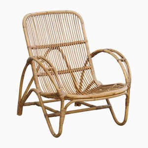 Special Rattan Armchair by Rohé Noordwolde, 1950