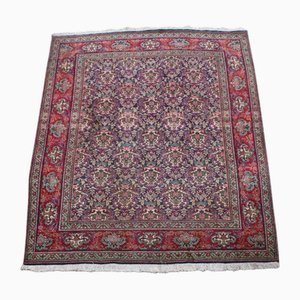 Hand-Knotted Oriental Rug Including Red and Blue Colors