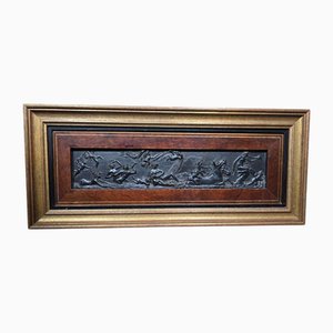 Wedgwood Basalt Plakette – Mythologische Szene in Schwarz, 1800