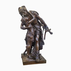 Henri Plé für Siot Decauville, Die Gallier, Große Signierte Bronze, Ende 19. Jh.