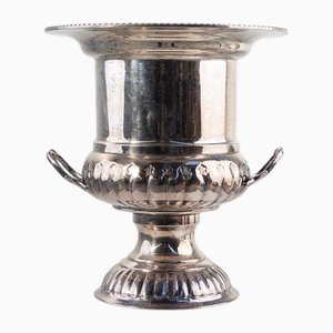 Seau à Champagne Médicis en Forme de Vase Plaqué Argent, France, 1950s