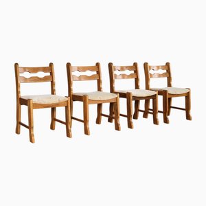 Brutalist Dining Chairs, 1960s, Set of 4