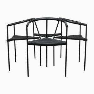 Postmodern Dining Chairs by Maurizio Peregalli for Zeus, 1980s, Set of 4