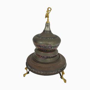 Mid-Century Italian Copper and Brass Brazier, 1950s