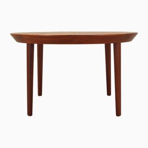 Danish Round Teak Table by Ole Hald for Gudme Møbelfabrik, 1960s