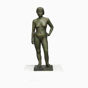 Cor Van Daal, Standing Woman, 1992, Plaster