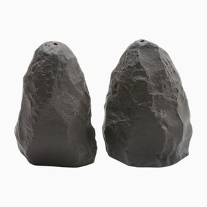 Crockery Black Salt & Pepper by Max Lamb for 1882 Ltd., Set of 2