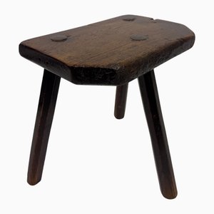 Three Legged Oak Stool