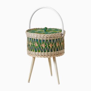 Scatola da cucito Mid-Century moderna, Germania, anni '70