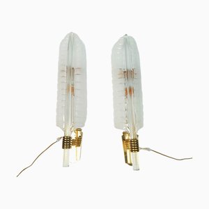 Large Sconces attributed to Andre Arbus and Veronese, 1950s, Set of 2