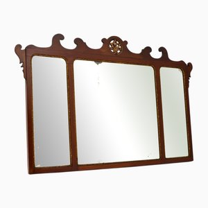 Antique Georgian Style Gilt Overmantle Mirror, 1890s