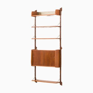 Mid-Century Modern Scandinavian Ergo Teak Shelving Unit by John Texmon, 1960s
