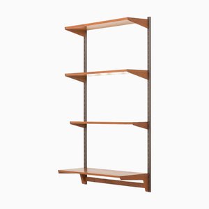 Vintage Danish Teak Shelving Unit by Kai Kristiansen for FM Mobler, 1960s