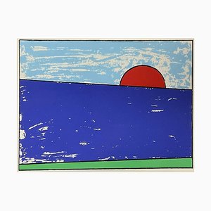 Franco Angeli, Landscape, 1983, Silkscreen
