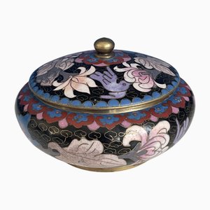 Boîte à Bijoux Asiatique Cloisonnée