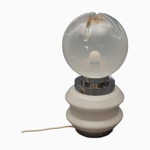 Modern Space Age Murano Glass Table Lamp from Mazzega, 1970s