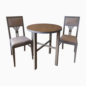 Chairs and Table, 1960s, Set of 3