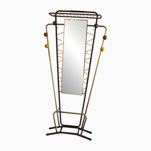 Kleiderbügel mit Spiegel, 1960er