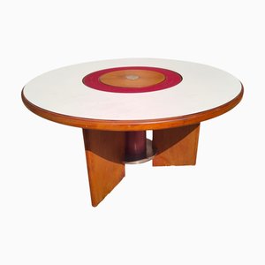 Table en Bois, Stratifié et Acier par Silvio Coppola pour Bernini, 1960s