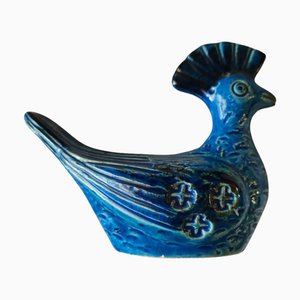 Ceramic Pavoncella Sculpture by Aldo Londi for Bitossi, 1950s