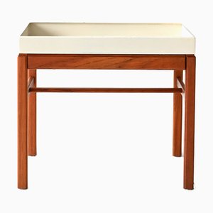 Skandinavischer Vintage Blumenhalter aus Teak & Metall, 1960er