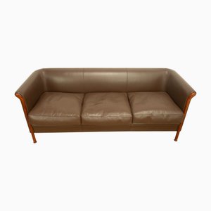 Divano in pelle di Antonio Citterio per Moroso, Italia, anni '80