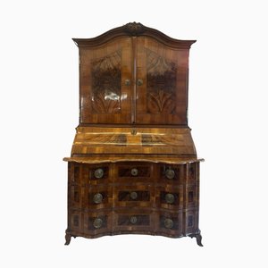 Baroque Secretary in Walnut Inlaid, Baden - Würtemberg, 1740s