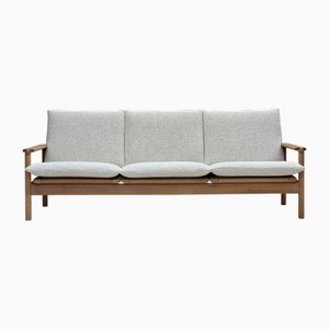 Danish 3-Seater Sofa in Oak, 1970s