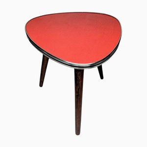 Vintage Beistelltisch mit Formica Tischplatte und konischen Beinen