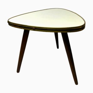 Table d'Appoint Vintage avec Plateau en Formica et Pieds Coniques