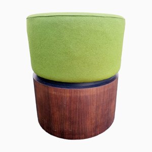 Mid-Century Modern Fußhocker aus Holz, Italien, 1960er