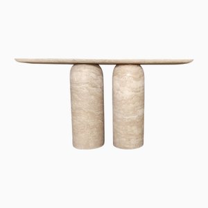Travertine Console Table by My Habitat Design