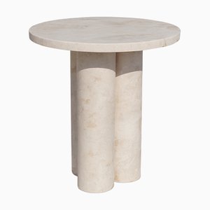 Mario Travertine Side Table by My Habitat Design