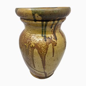 Art Deco Keramikvase aus dem 20. Jh. von Atelier Primavera, Frankreich