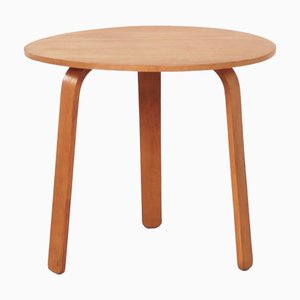 Tavolino da caffè TE07 in quercia con gambe curve di Cees Braakman per Pastoe, anni '50
