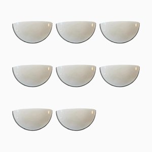 Appliques Murales en Verre de Murano par Vetri, Italie, 1980s, Set de 8