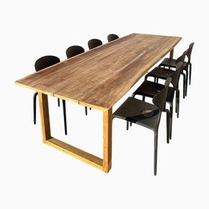 Mesa de jardín de madera de teca