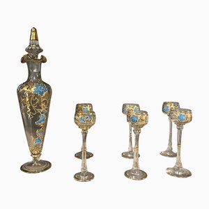 Service aus Muranoglas, 1950, 7 Set