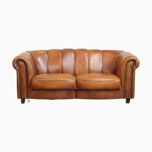 2-Sitzer Sofa aus Schafsleder