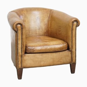 Sedia Club in pelle di pecora