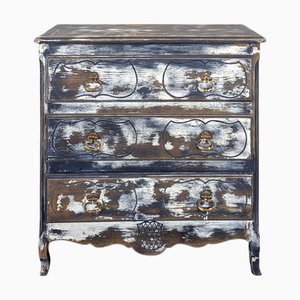 Patinierte Re-Championed Kommode im Louis XV-Stil