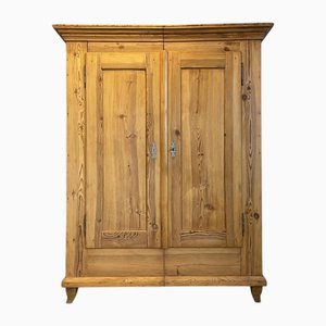 Biedermeier Farmhouse Cabinet in Natural Wood