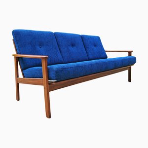 Canapé Trois Places Mid-Century Moderne en Teck par Arne Vodder, 1960s