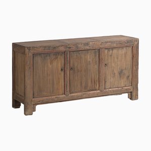 Antikes orientalisches Sideboard mit drei Türen, 1900
