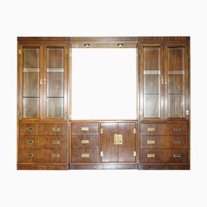 Three-Piece Military Campaign Bookcase
