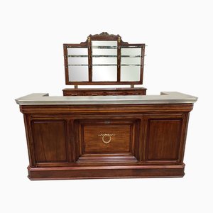 Walnut Complete Bar Set, 1920s, Set of 3