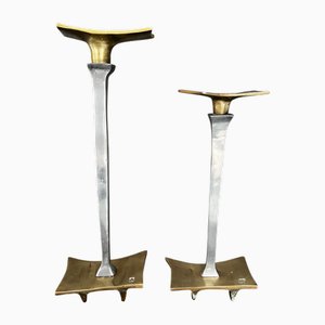 Brutalistischer Kerzenhalter Cartuja Modell von David Marshall, 1970er, 2er Set