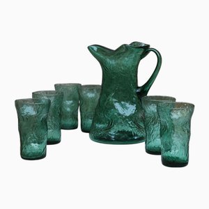 Vintage Orangeade Service, 7er Set