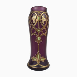 Vase en Verre Émaillé, 1930s