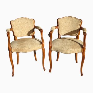 Louis XV Medaillon Sessel, 1950er, 2er Set